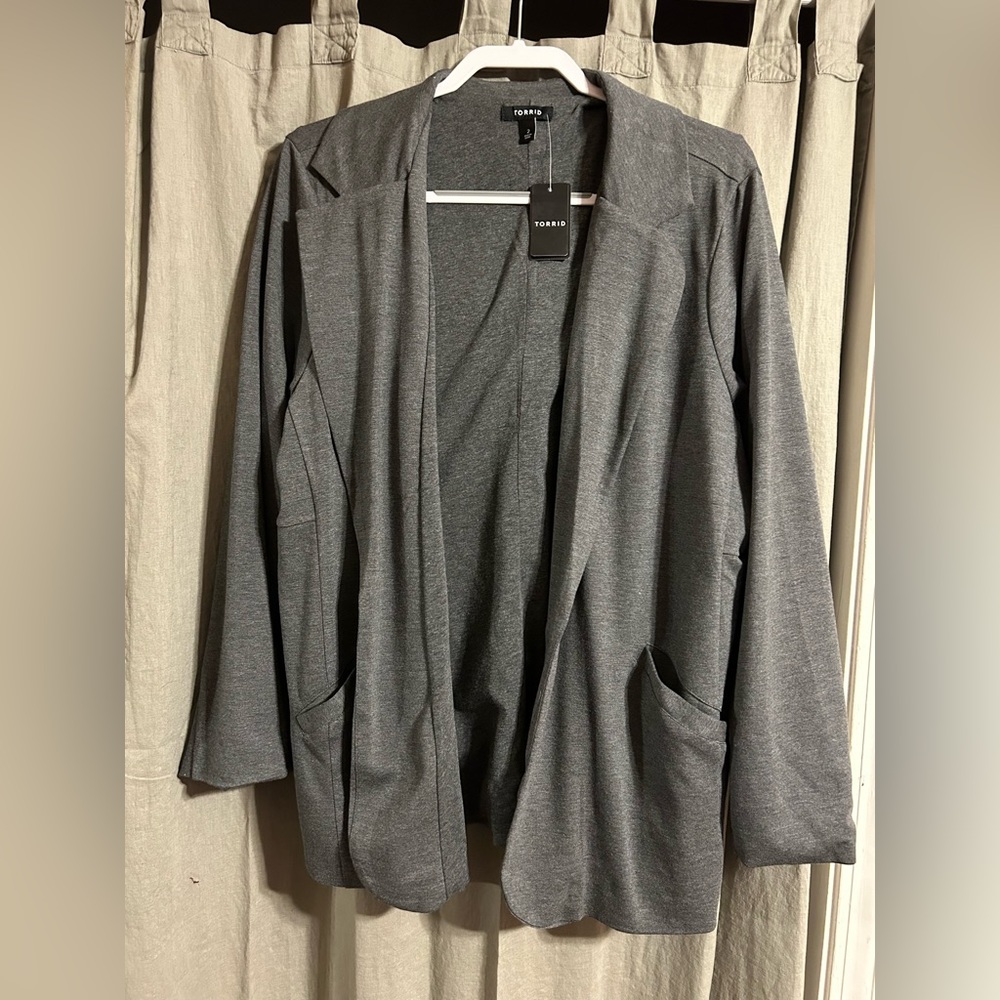 NWT Gray Torrid Blazer